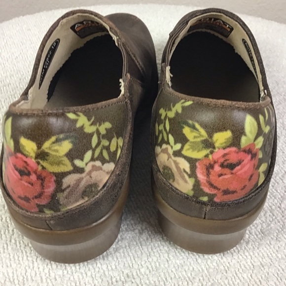 Ariat Women's Hera Expert ASTM Work Clogs Brown Distressed Leather Size 7 - Picture 2 of 8